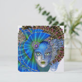 Invitation Masquerade Mardi Gras (Debout devant)