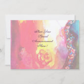 Invitation MASQUERADE, Mardi Gras Masques, Danse, Musique (Dos)