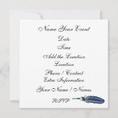 Invitation Masquerade Mardi Gras Révisée (Dos)