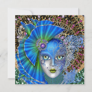 Invitation Masquerade Mardi Gras Révisée