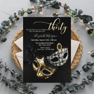Invitation Masquerade, Masque Black 30e anniversaire