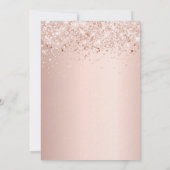 Invitation Masquerade or rose Sweet 16 luxe (Dos)