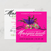 Invitation Masquerade Party (Devant / Derrière)