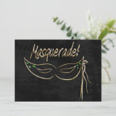 Invitation Masquerade Party (Debout devant)