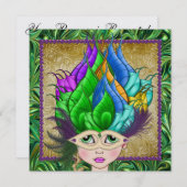 Invitation Masquerade Party (Devant / Derrière)