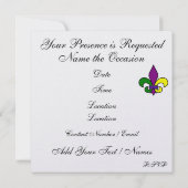 Invitation Masquerade Party (Dos)
