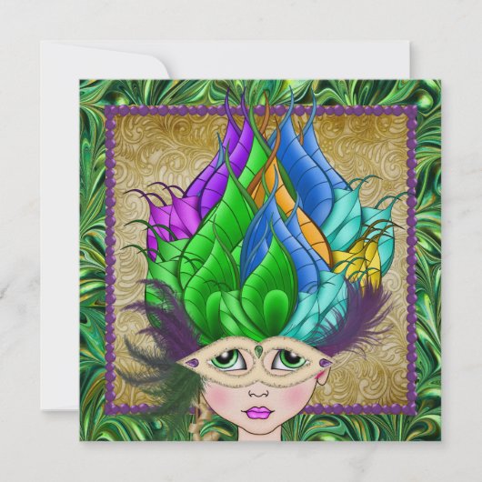 Invitation Masquerade Party (Devant)