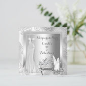 Invitation Masquerade Party Fabuleux 50 Anniversaire Diamant (Debout devant)