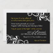 Invitation Masquerade - Personnalisée (Dos)