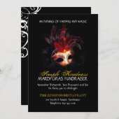 Invitation Masquerade - Personnalisée (Devant / Derrière)