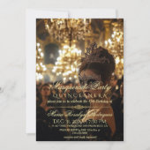 Invitation Masquerade Photo Quinceanera (Devant)