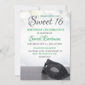 Invitation Masquerade Sweet 16 (Devant)