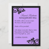 Invitation Masquerade Sweet sixteen (Dos)