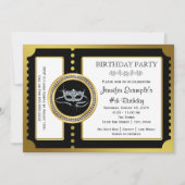 Invitation Masquerade Ticket Party (Devant)