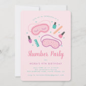 Invitation Masques de sommeil doux (Devant)