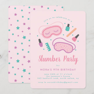 Invitation Masques de sommeil doux