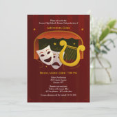 Invitation Masques de théâtre (Debout devant)