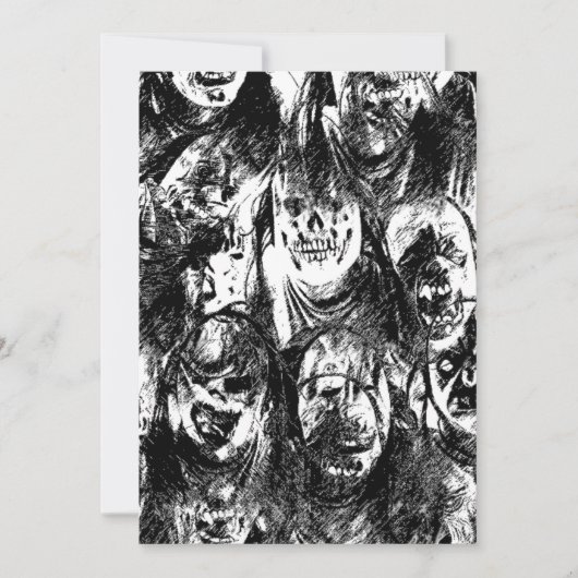 Invitation Masques déplaisants (Devant)