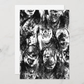 Invitation Masques déplaisants (Devant / Derrière)