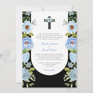 Invitation Masse nuptiale catholique Mariage religieux