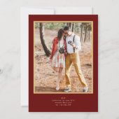 Invitation Masse nuptiale du Mariage catholique de Bourgogne (Dos)