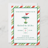 Invitation Master Golf Party Anniversaire Premier anniversair (Devant)