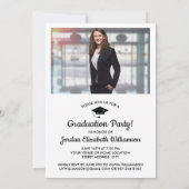 Invitation Masters Doctorat Bachelors Diplôme Photo (Dos)