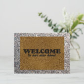 Invitation Mat de bienvenue (Debout devant)