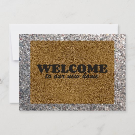 Invitation Mat de bienvenue (Devant)