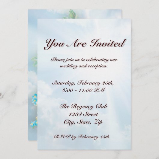 Invitation Match made in Heaven (Devant / Derrière)