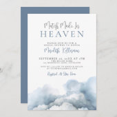 Invitation Match Made In Heaven Bridal Shower (Devant / Derrière)