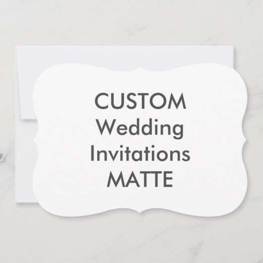 Invitation MATELAS 120lb 7 pouces x 5 pouces Envoi mariage (Devant)