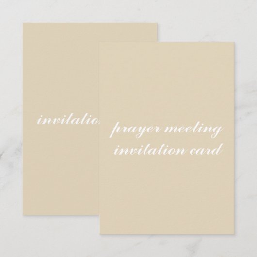 Invitation matelas 3,5 po x 5 po, enveloppe blanche standard (Devant / Derrière)