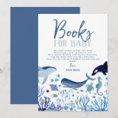 Invitation Matelot C'est un Garçon Bleu Sous l'Océan Livres p (Devant / Derrière)