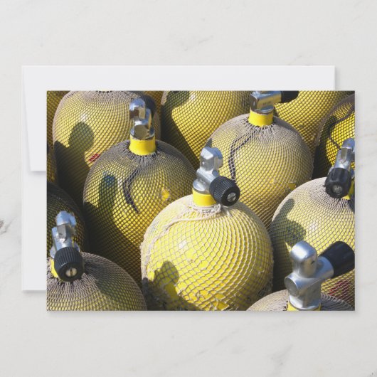 Invitation matériel de plongée sous-marine (Devant)