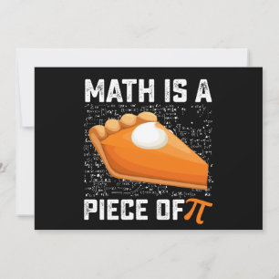 Invitation Math Est Une Pièce De Pi Day Pie Mathématiques