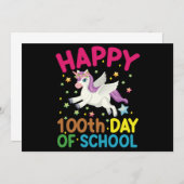 Invitation Math Formula 100 Jours D'École Drôle Enseignant Ma (Devant / Derrière)