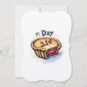 Invitation Math Rencontre Dessert : Fun Pi Day Celebration (Devant)