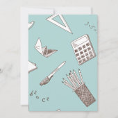 Invitation Mathématiques scolaires (Devant)