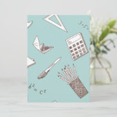 Invitation Mathématiques scolaires (Debout devant)