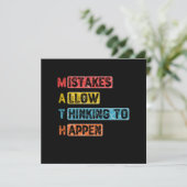 Invitation Maths. Les Erreurs Permettent De Penser À Se Produ (Debout devant)