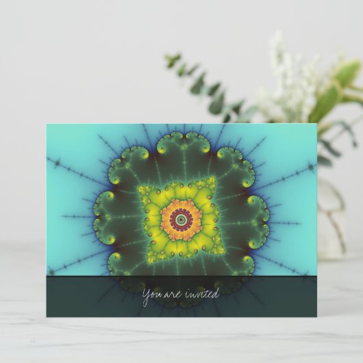 Invitation Matilda 1 - Art fractal (Debout devant)