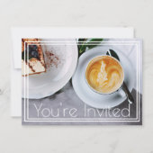 Invitation Matin de café moderne (Devant)