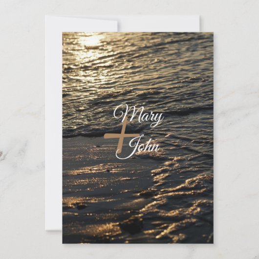 Invitation Matin de plage (Dos)