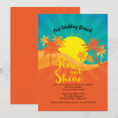 Invitation Matin Tropicale (Devant / Derrière)
