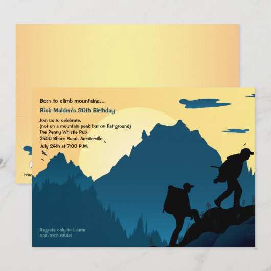 Invitation matinale du randonneur (Devant / Derrière)