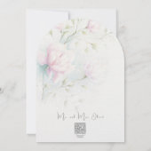 Invitation Matinée après magnolia rose (Dos)