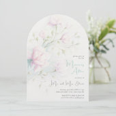 Invitation Matinée après magnolia rose (Debout devant)
