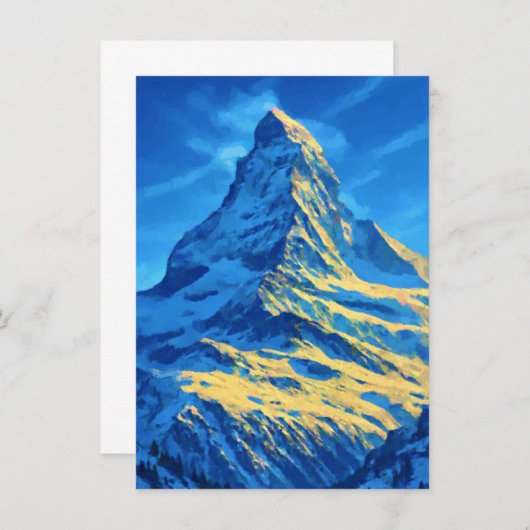 Invitation Matterhorn Peak (Devant / Derrière)