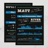 Invitation Matt's Graduation Party (Devant / Derrière)